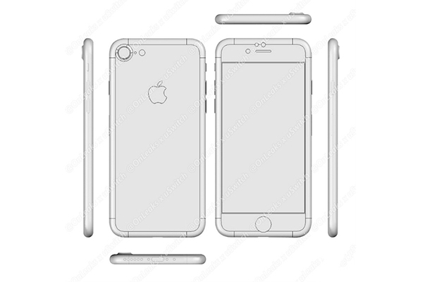 iPhone7/Plus外觀全曝光:取消3.5mm耳機(jī)插孔 支持無線充電-鋒巢網(wǎng)
