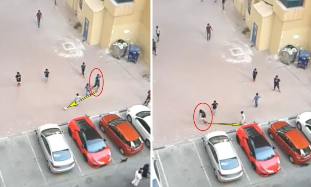 世界級豪車——蘭博基尼 在迪拜被當“球門”,隨便射？-鋒巢網(wǎng)