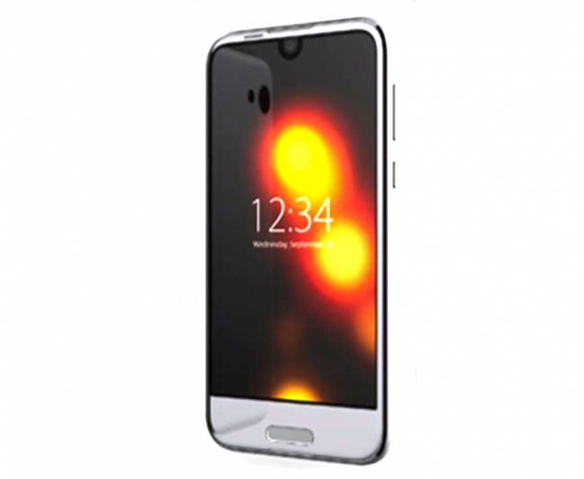 全面屏的夏普又回來了 夏普Aquos R Compact諜照曝光-鋒巢網