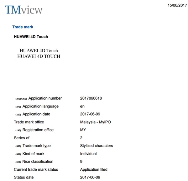 華為4D Touch技術現身 增加壓感時間設定?-鋒巢網