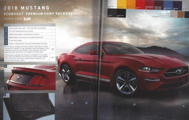 任性隨心配：福特Mustang推出多種可選包供選，將于2018年上市-鋒巢網