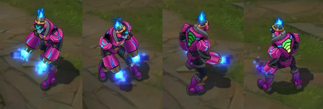 LOL測試服曝光大量新皮膚,特效爆炸!!-鋒巢網