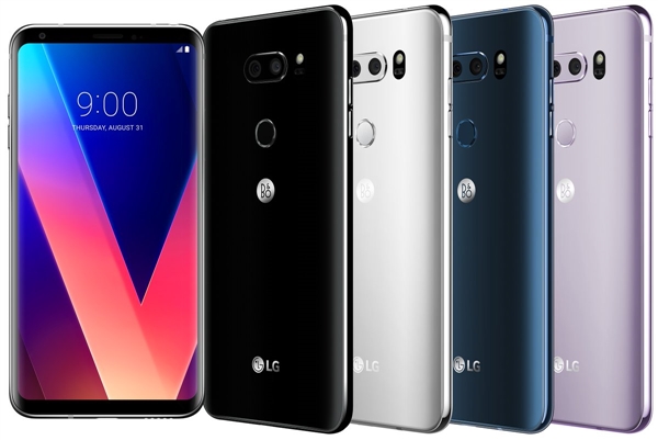 LG V30正式發布:最大光圈+全面屏設計對壘三星Galaxy Note 8-鋒巢網