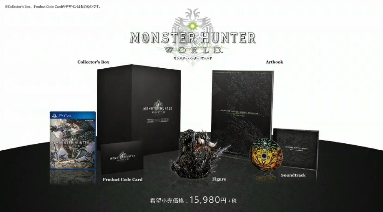 《怪物獵人:世界》明年1月26日發售 限定PS4 Pro公布-鋒巢網