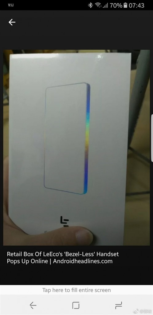 首創“無邊屏”旗艦手機? “新樂視”攜樂Max 3歸來-鋒巢網