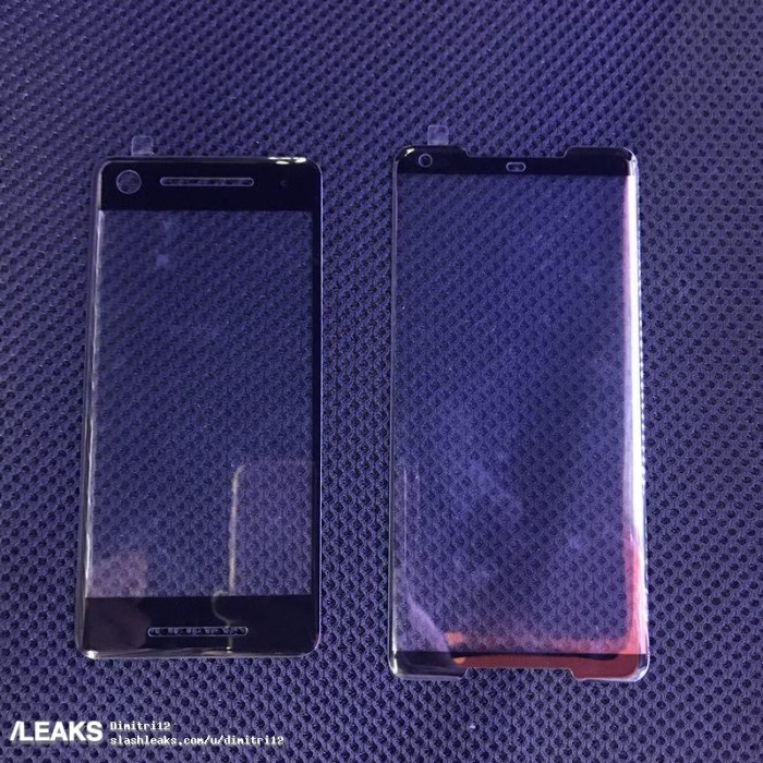 谷歌Pixel 2代系列正面玻璃諜照曝光 高屏占比機型也有“劉海兒”？-鋒巢網
