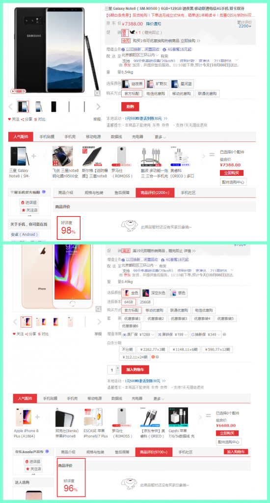 98%的京東好評率 三星Galaxy Note8是如何做到的-鋒巢網