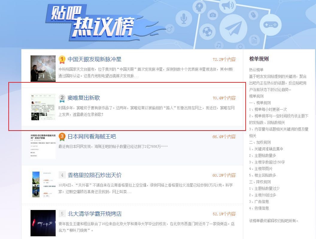 竇唯為《魔域手游》開口唱，關注度超買小吃坐地鐵等十倍-鋒巢網