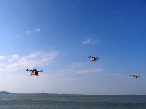 無人機快遞跨海為島民決戰雙11-鋒巢網