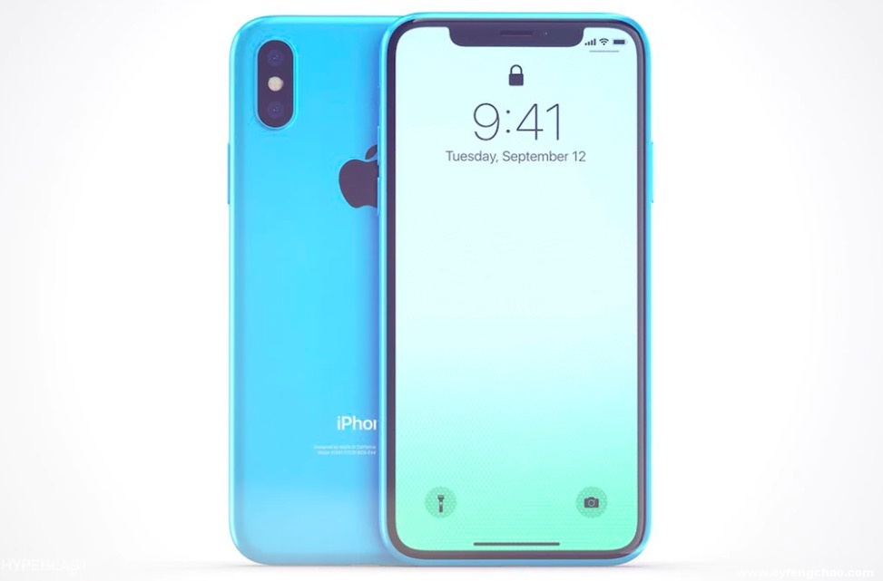 iPhone X 低階版 iPhone Xc渲染圖來了-鋒巢網(wǎng)