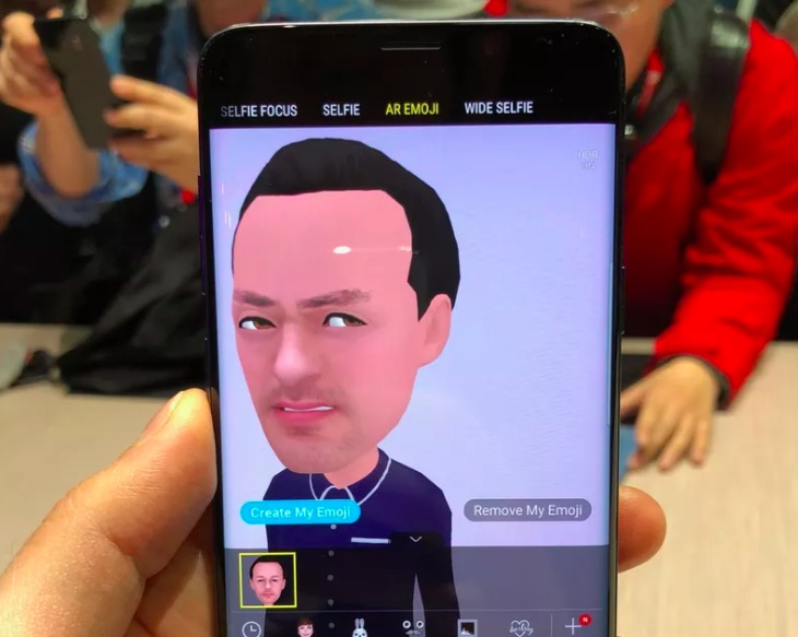 三星新機Galaxy S9 AR新技術：表情有點滲人-鋒巢網