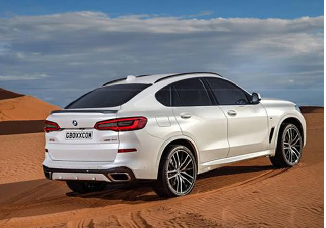 寶馬全新一代X6渲染圖 延續(xù)家族風格特點-鋒巢網