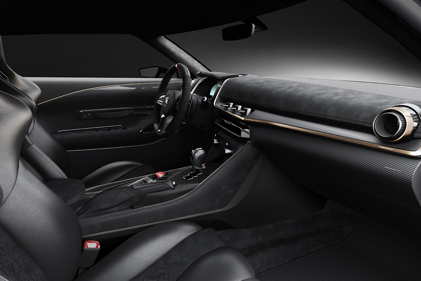 GT-R50 概念跑車 碳灰、金配色夠霸道!-鋒巢網