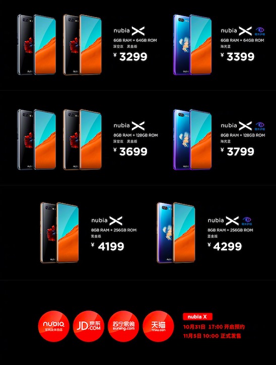 天生我努比亞X，全面屏萬古如長夜-鋒巢網