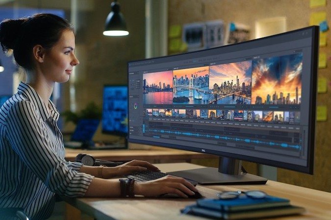 戴爾發布全球首款 49寸弧形屏幕顯示器-鋒巢網