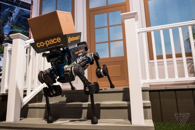 機器狗是我們見過的最奇怪的包裹遞送系統-鋒巢網