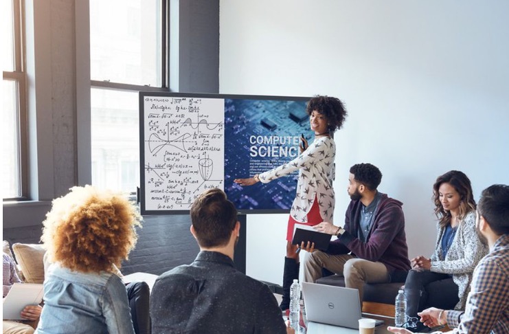 戴爾(Dell)為教育設計的75英寸4K觸摸屏意在取代黑板-鋒巢網