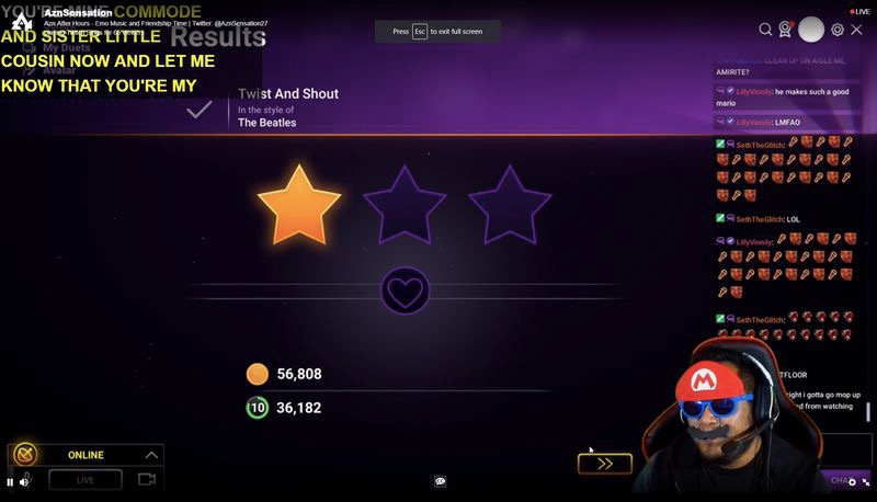 Twitch的第一款視頻游戲是一款免費的卡拉ok游戲-鋒巢網