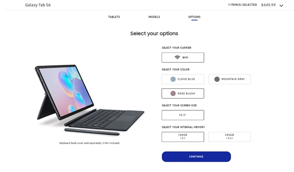 充電10分鐘 續航10小時 三星Galaxy Tab S6美國預售!-鋒巢網