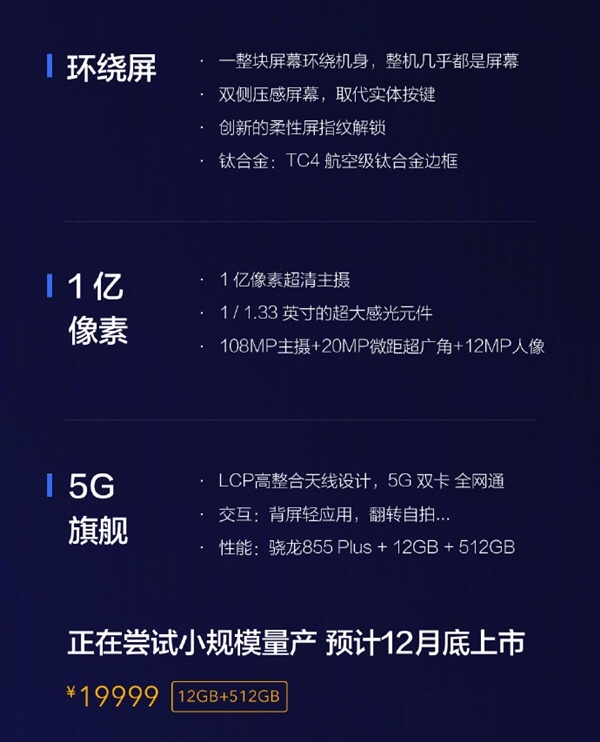 小米MIX Alpha或于年底上市 環繞屏設計 售價19999元-鋒巢網