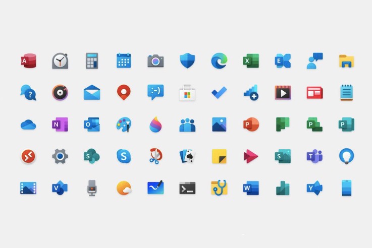 這就是微軟如何設計其新的彩色Windows 10圖標-鋒巢網