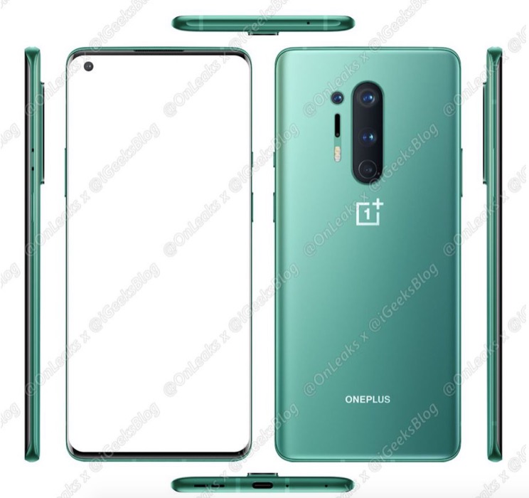 OnePlus 8 Pro可能會采用光滑的綠色海洋,最終實現無線充電-鋒巢網