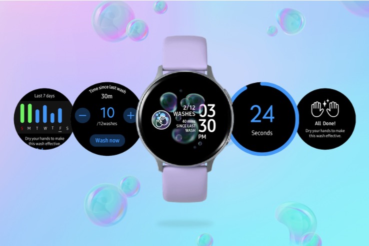 三星的智能手表有洗手提醒和定時器應用程序-鋒巢網