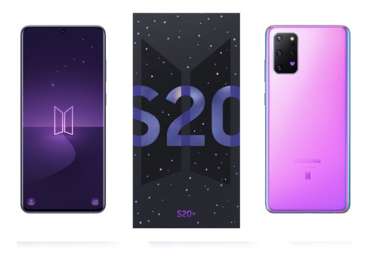 三星最新的特別版手機(jī)是bts品牌的Galaxy S20 Plus-鋒巢網(wǎng)