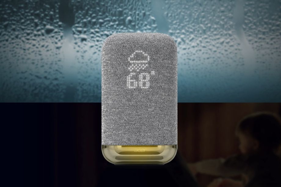 宏碁的Halo是一款帶led的谷歌助手智能音箱-鋒巢網