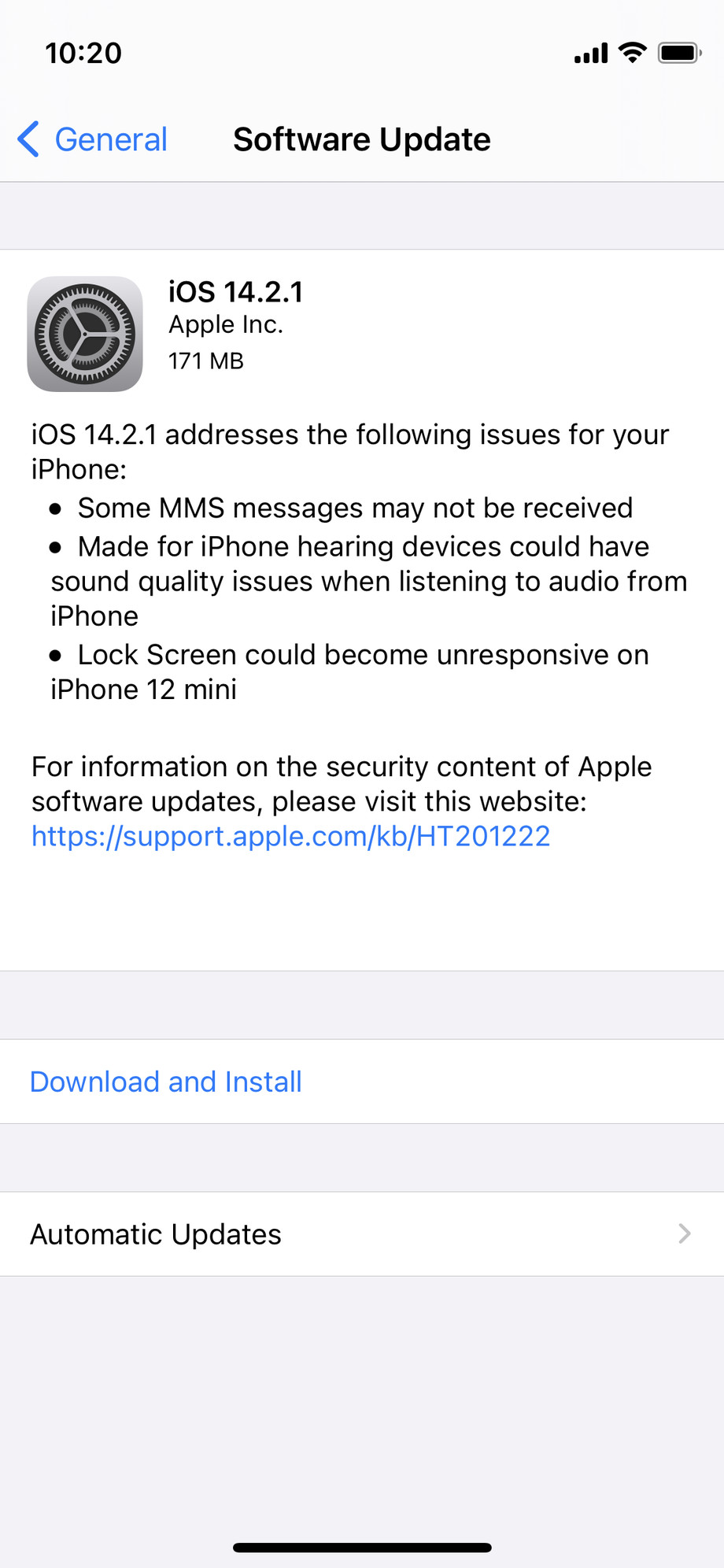 蘋果發(fā)布iOS 14.2.1,修正了iPhone 12mini鎖屏問題-鋒巢網