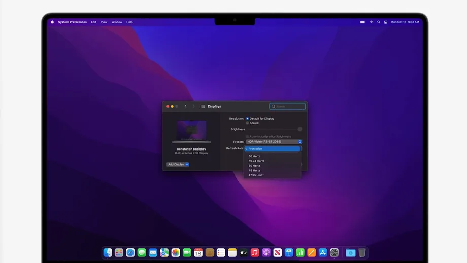 蘋果新款M1 MacBook pro是首款配備120Hz LED刷新屏的迷你MacBook pro-鋒巢網